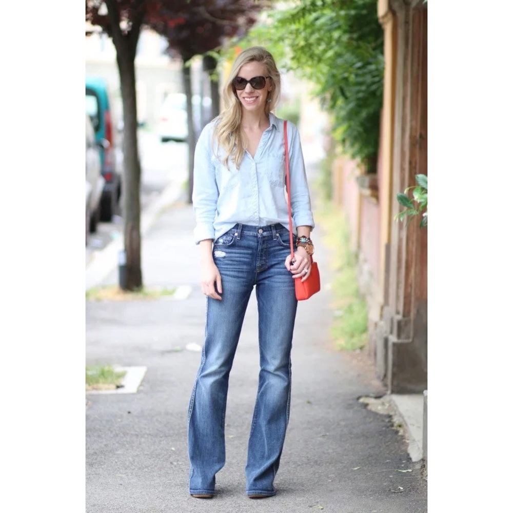 madewell women's denim shirt